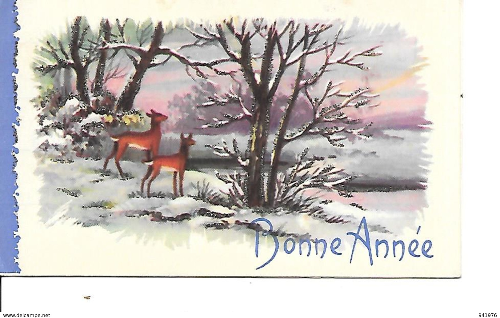 MIGNONNETTES BONNE ANNEE FORMAT 7X11CM DOUBLE - Nouvel An