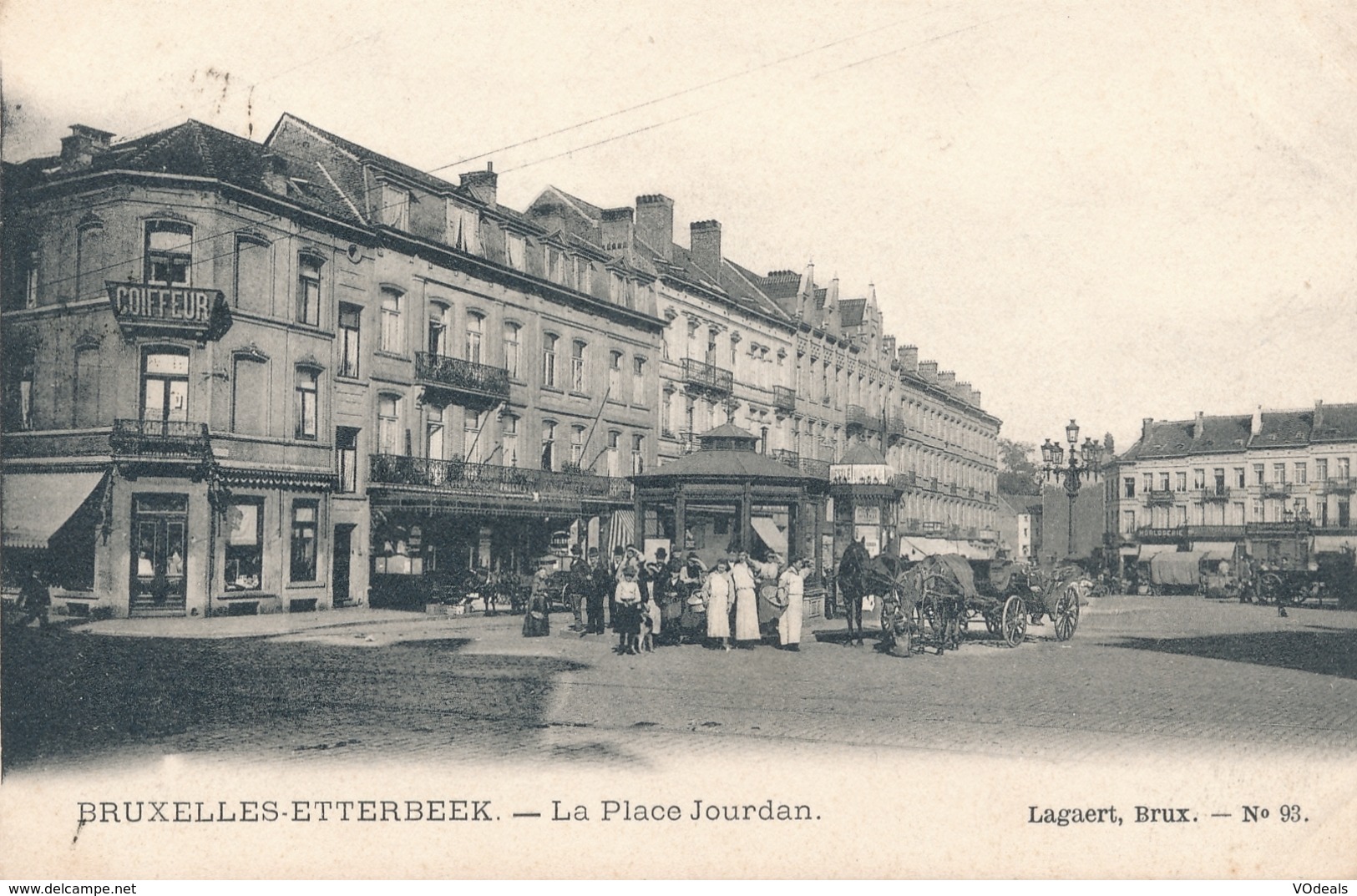 CPA - Belgique - Brussels - Bruxelles -  Etterbeek - Place Jourdan - Etterbeek