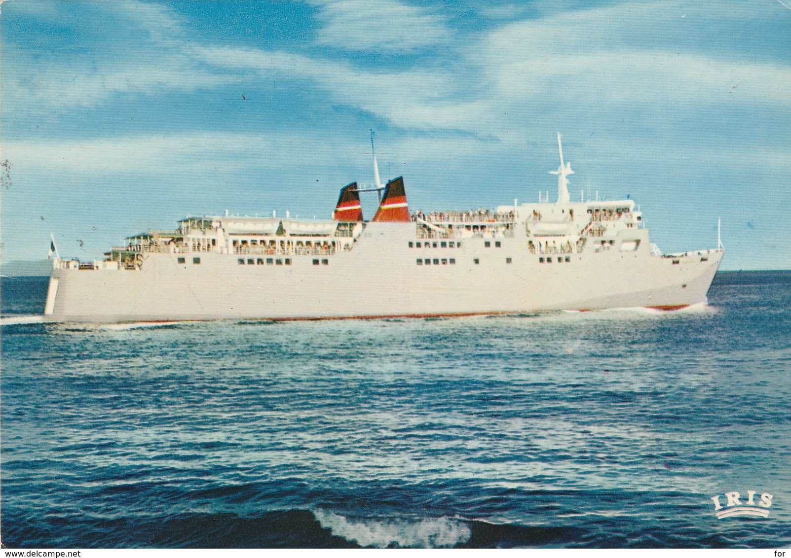 Bateaux : LE CORSE : Car-ferry De La Compagnie Générale Transatlantique ( C.p.s.m. - Grand Format ) - Ferries