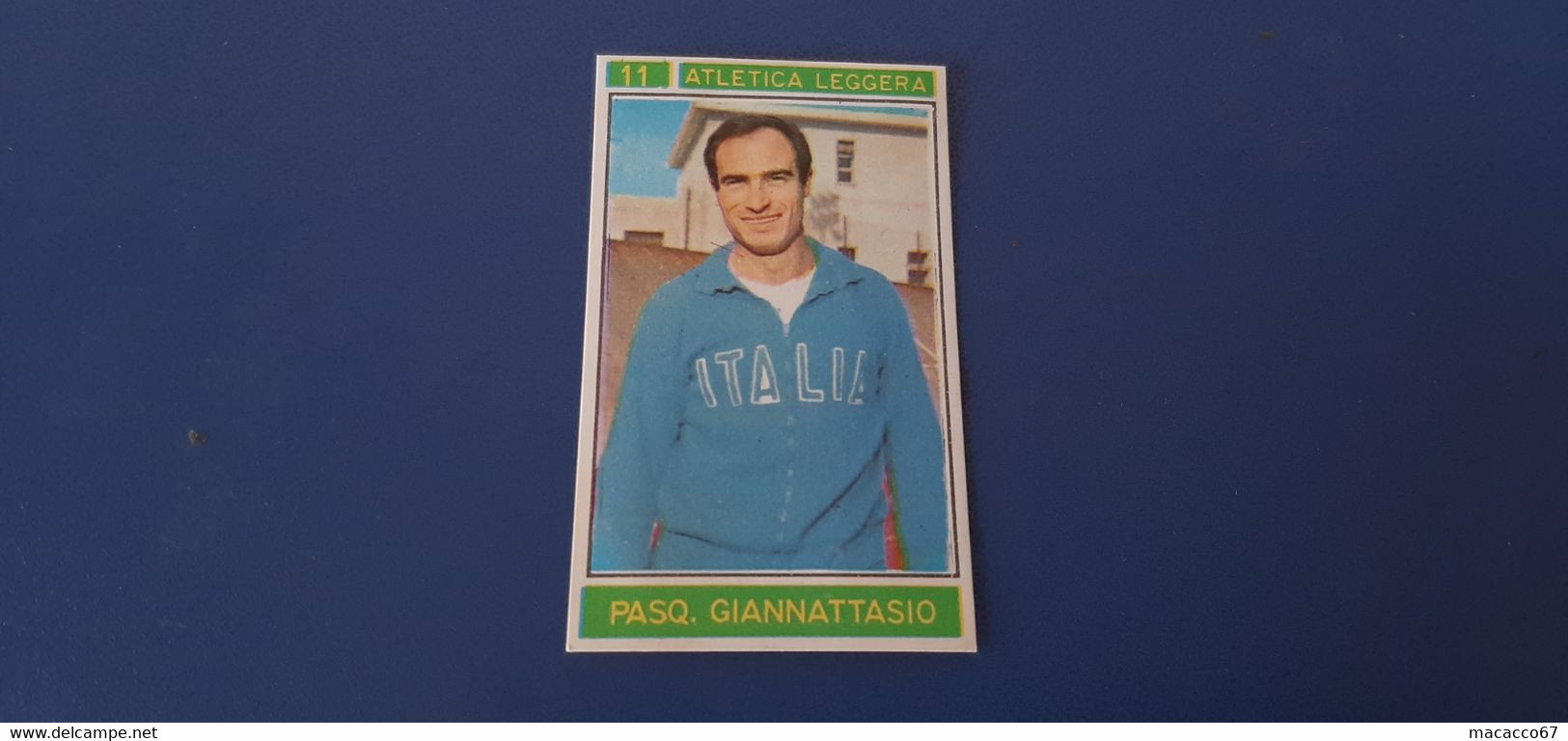 Figurina Panini Campioni Dello Sport 1967 - 011 Pasquale Giannattasio - Edizione Italiana