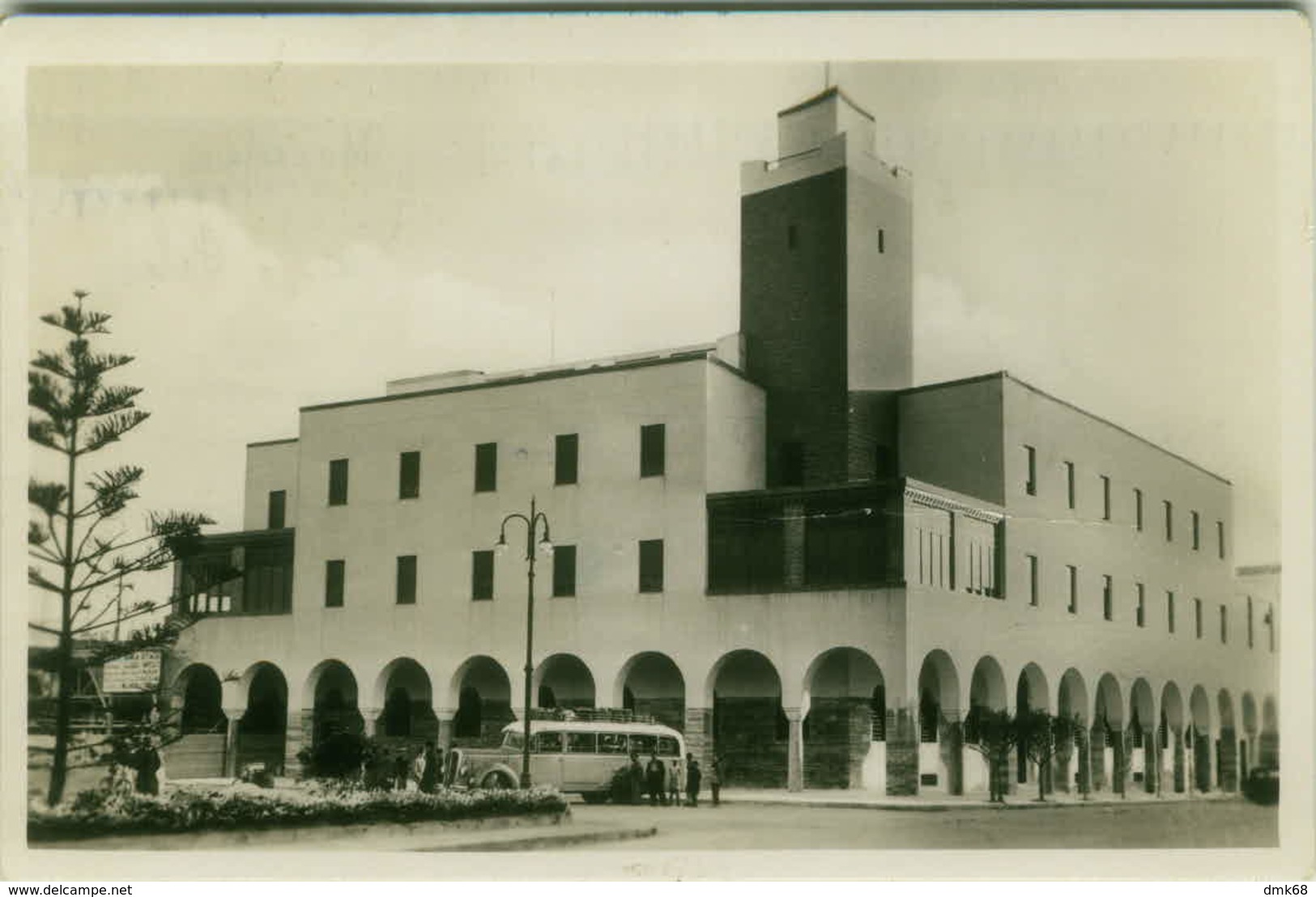 AFRICA - LIBIA / LIBYA - BENGASI / Benghazi - PALAZZO DELLA BANCA D'ITALIA - EDIZ. NASCIA - 1940s (BG3420) - Libia