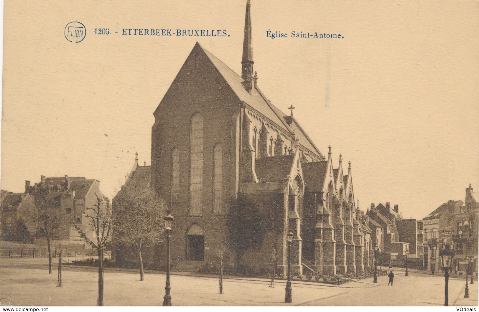 CPA - Belgique - Brussels - Bruxelles - Etterbeek - Eglise Saint-Antoine - Etterbeek