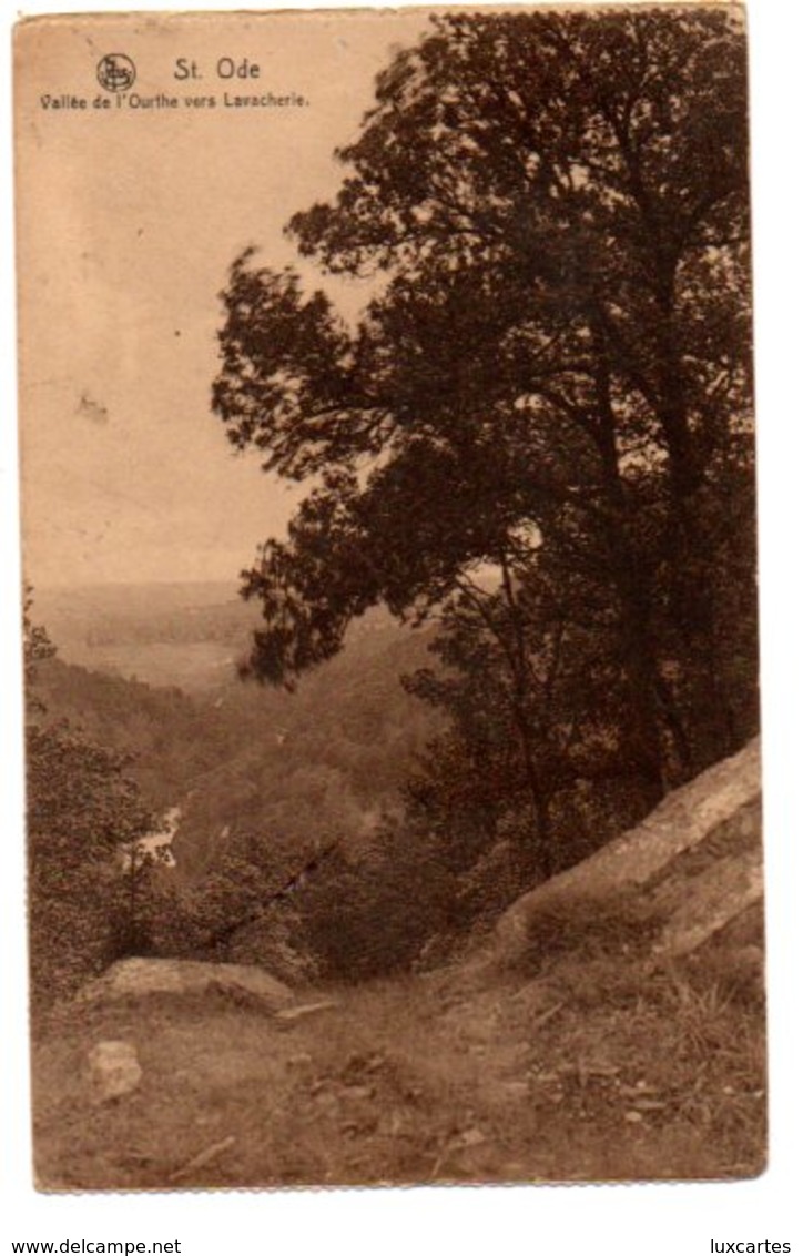 SAINTE ODE. VALLEE DE L' OURTHE VERS LAVACHERIE. - Sainte-Ode