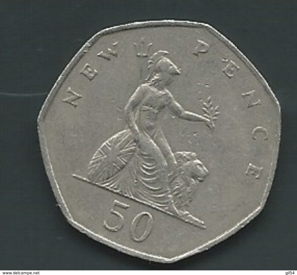 Grande-bretagne 50 New Pence 1969  Pia 21202 - 50 Pence