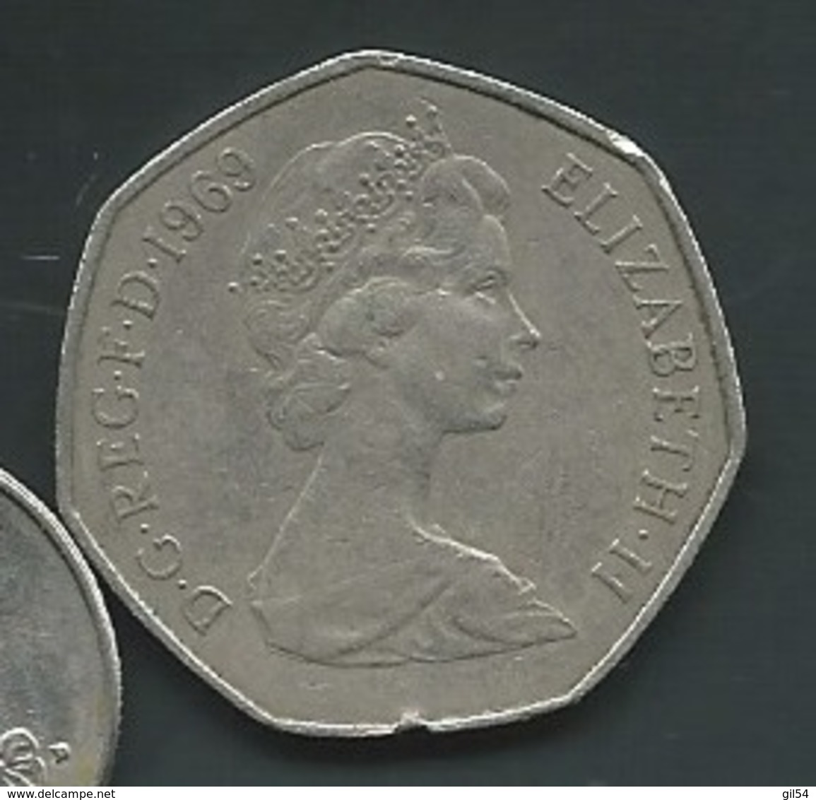 Grande-bretagne 50 New Pence 1969  Pia 21202 - 50 Pence