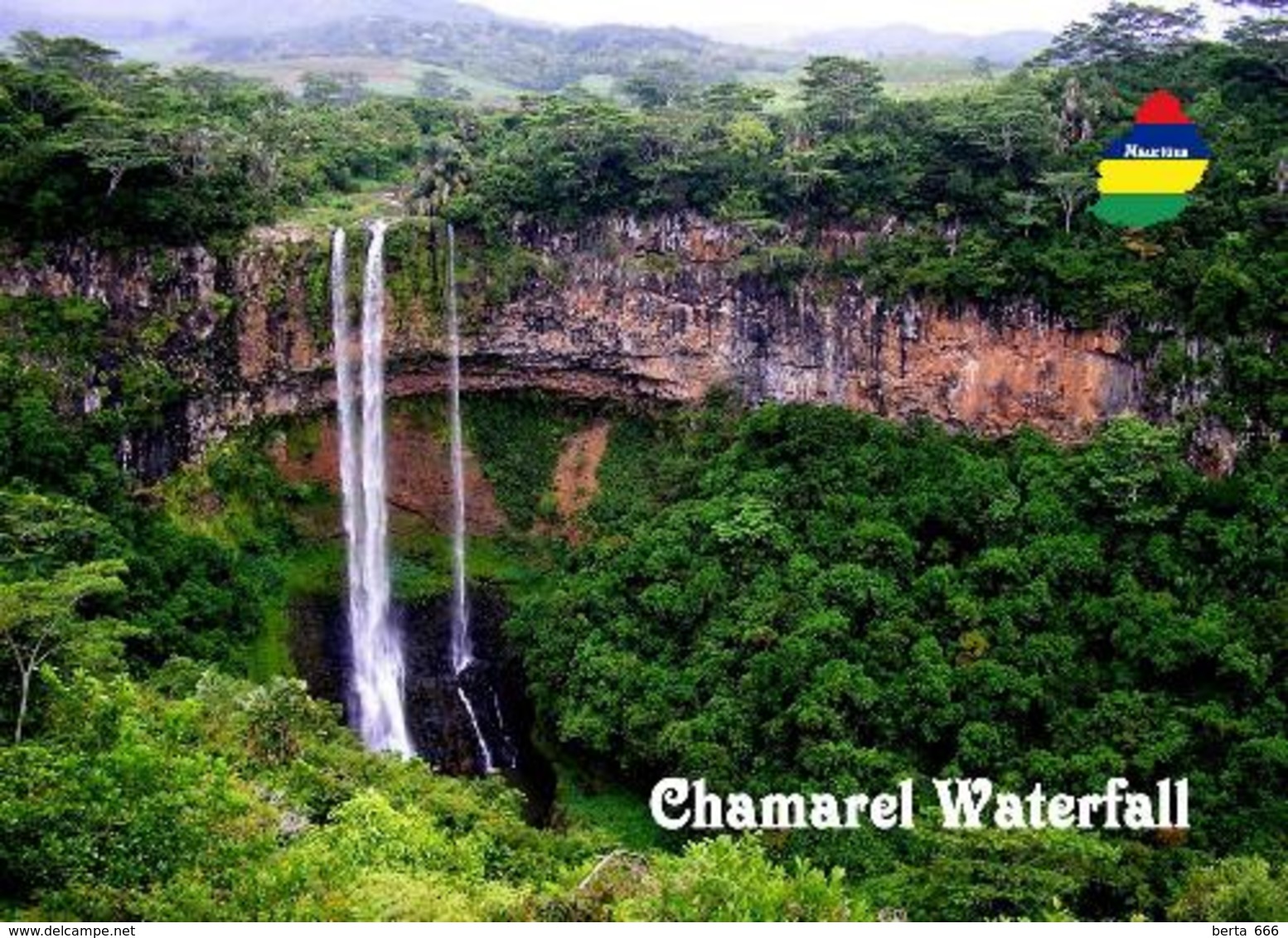 Mauritius Chamarel Waterfall New Postcard Maurice - Maurice