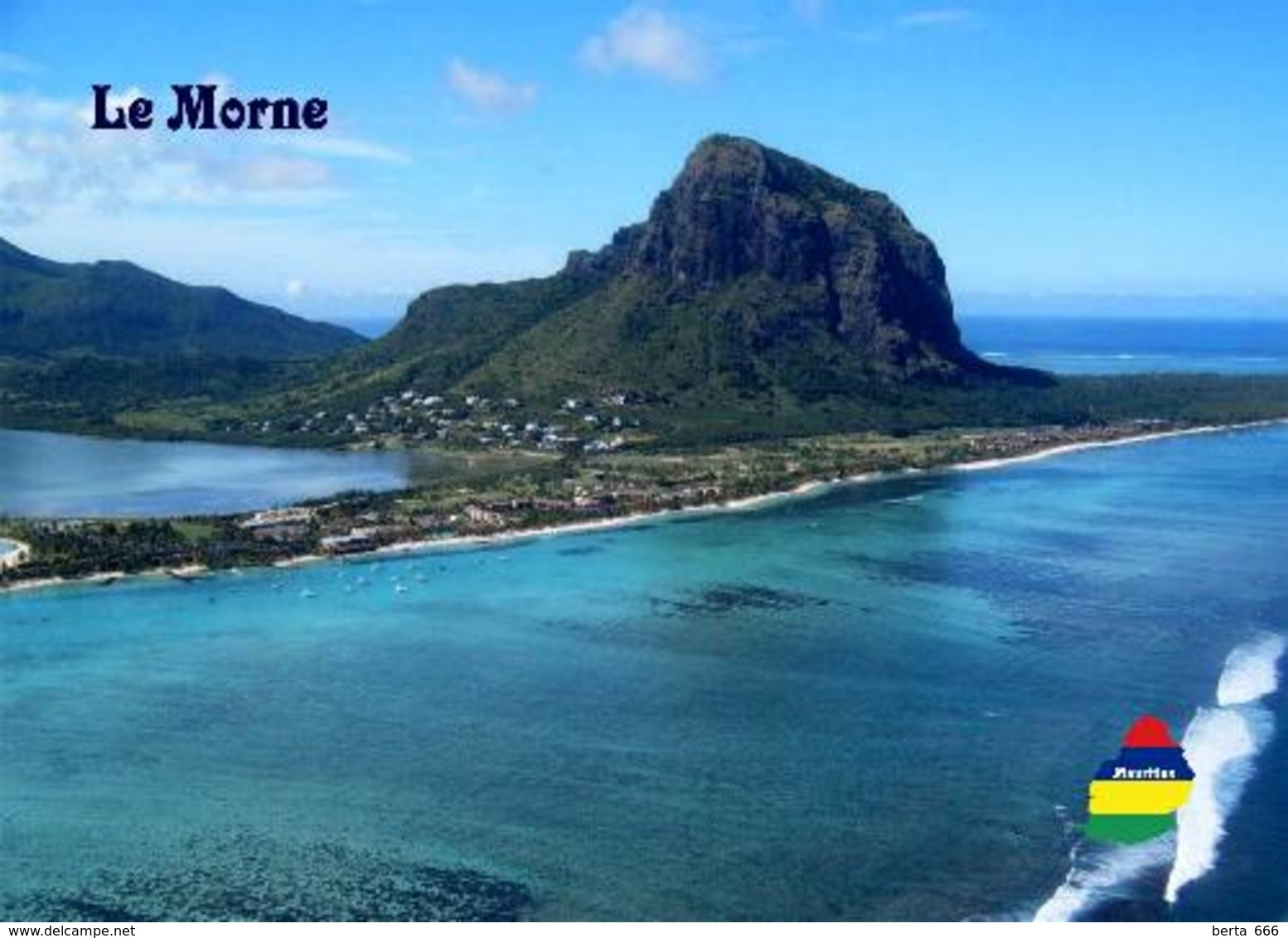 Mauritius Le Morne UNESCO New Postcard Maurice - Maurice