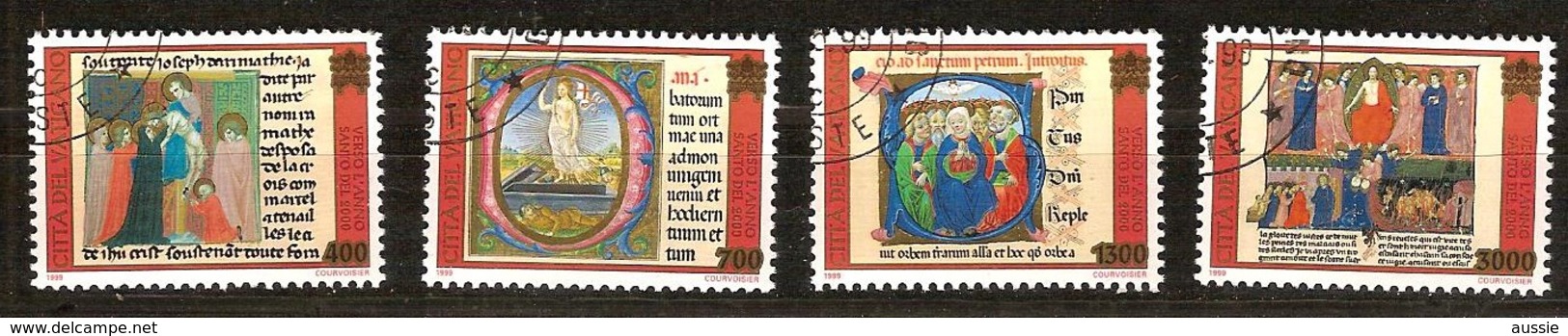 Vatican Vatikaan 1999 Yvertnr. 1151-1154 (°) Used Cote 10,00 Euro - Oblitérés