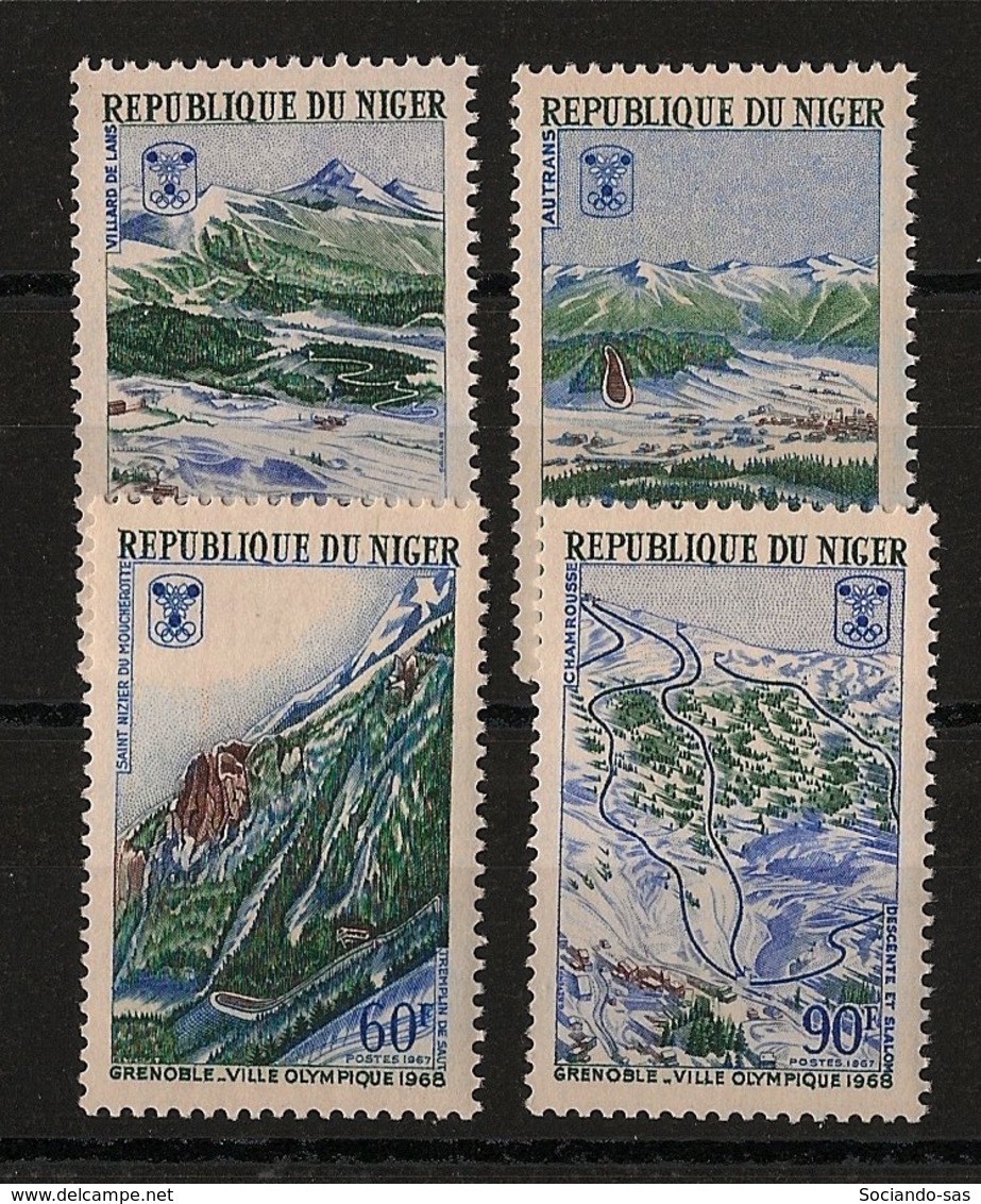 Niger - 1967 - N°Yv. 193 à 196 - Olympics / Grenoble 68 - Neuf Luxe ** / MNH / Postfrisch - Winter 1968: Grenoble