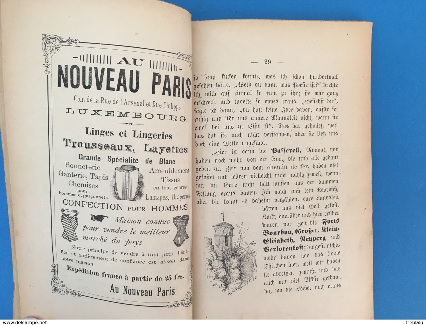 Führer durch Luxemburg - 1895 - beaucoup de publicités