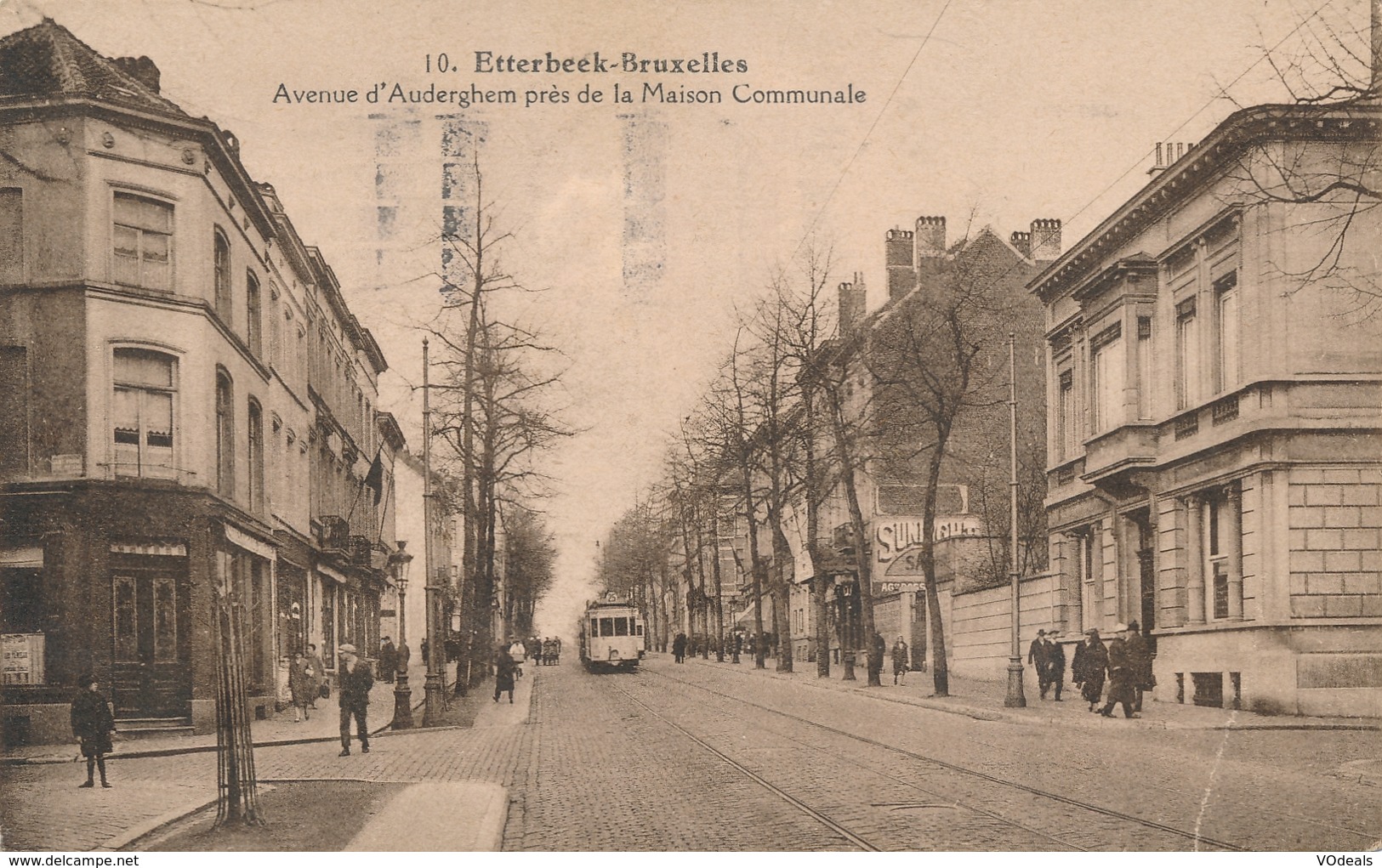 CPA - Belgique - Brussels - Bruxelles - Etterbeek - Avenue D'Auderghem Près De La Maison Communale - Etterbeek