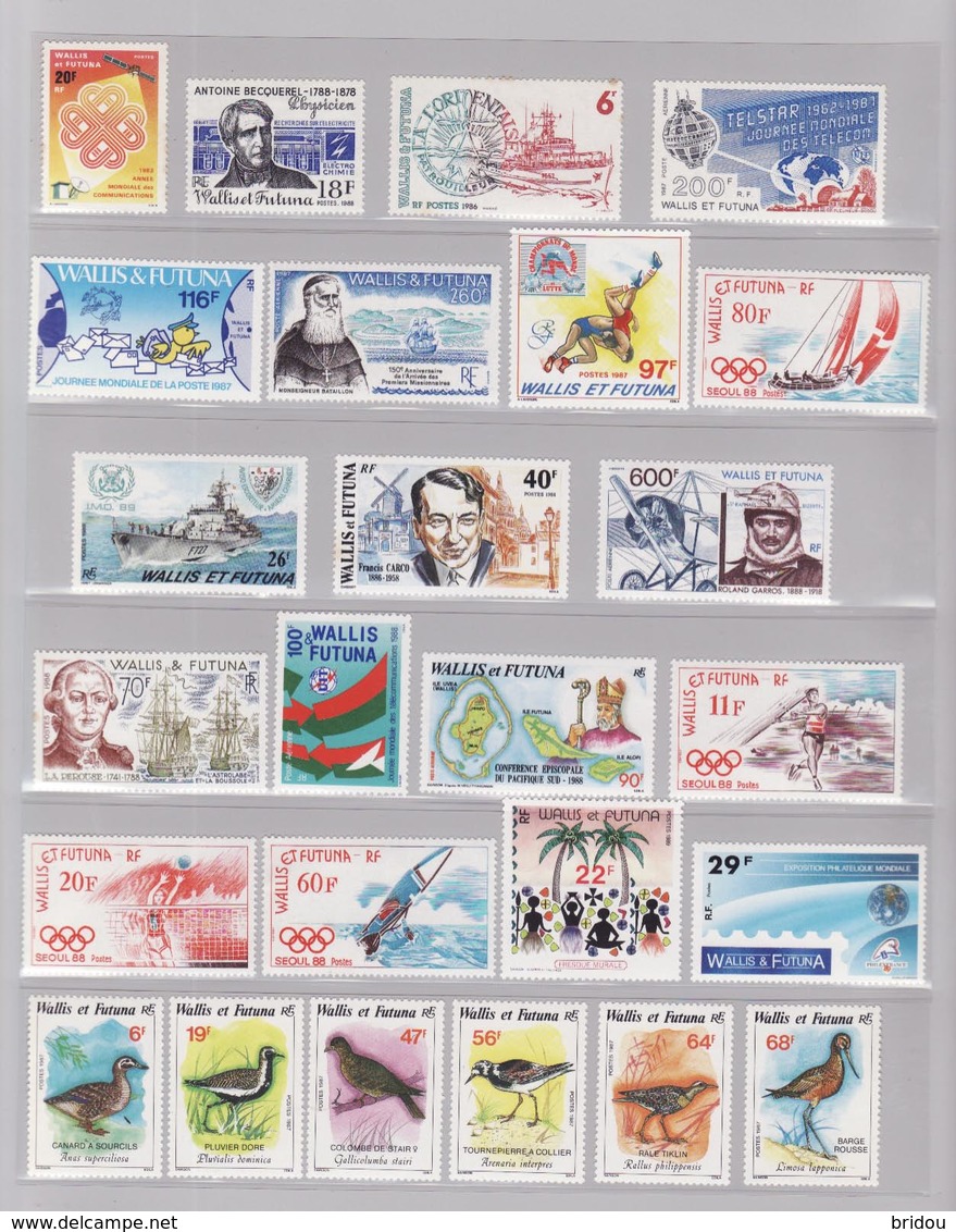 WALLIS ET FUTUNA    Lot De Timbres Neufs Sans Charnière    Côte Yvert Et Tellier : 466.60 Euros - Collections, Lots & Séries