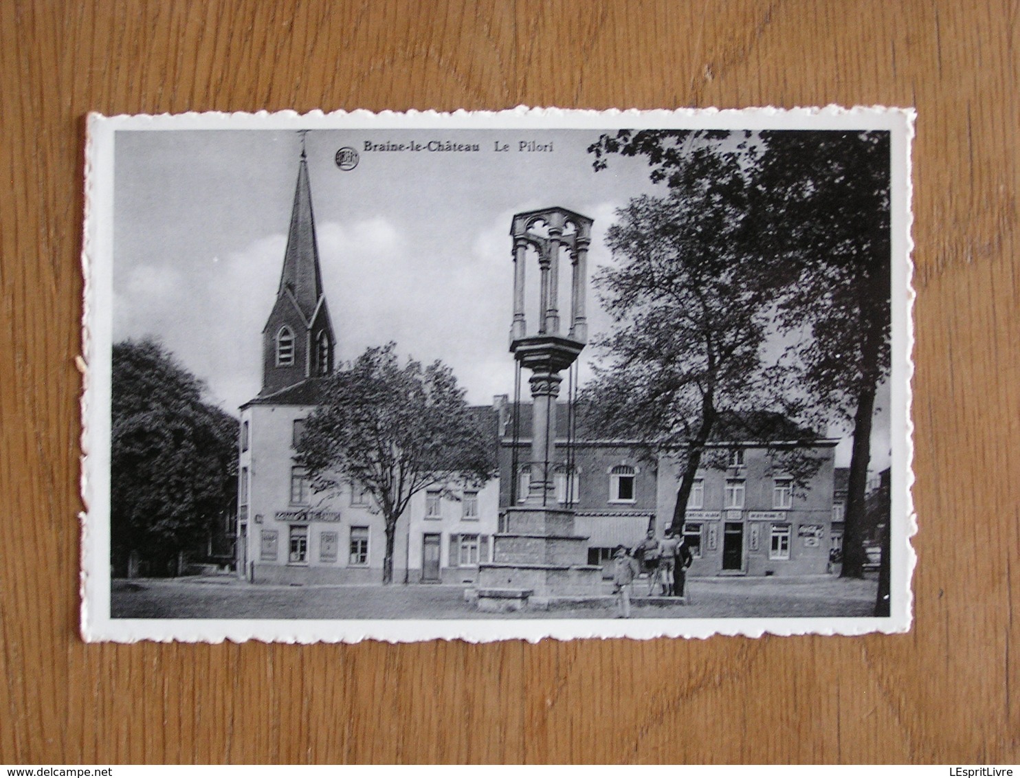 BRAINE LE CHÂTEAU Le Pilori Animée  Brabant Wallon Belgique Carte Postale - Kasteelbrakel