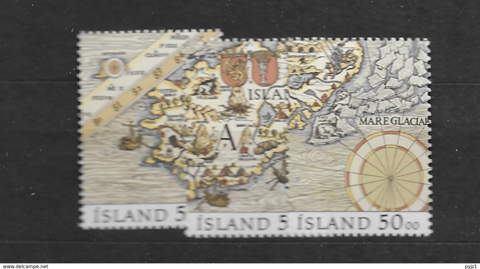 1991 MNH Iceland, Stamps From Block 12 - Unused Stamps