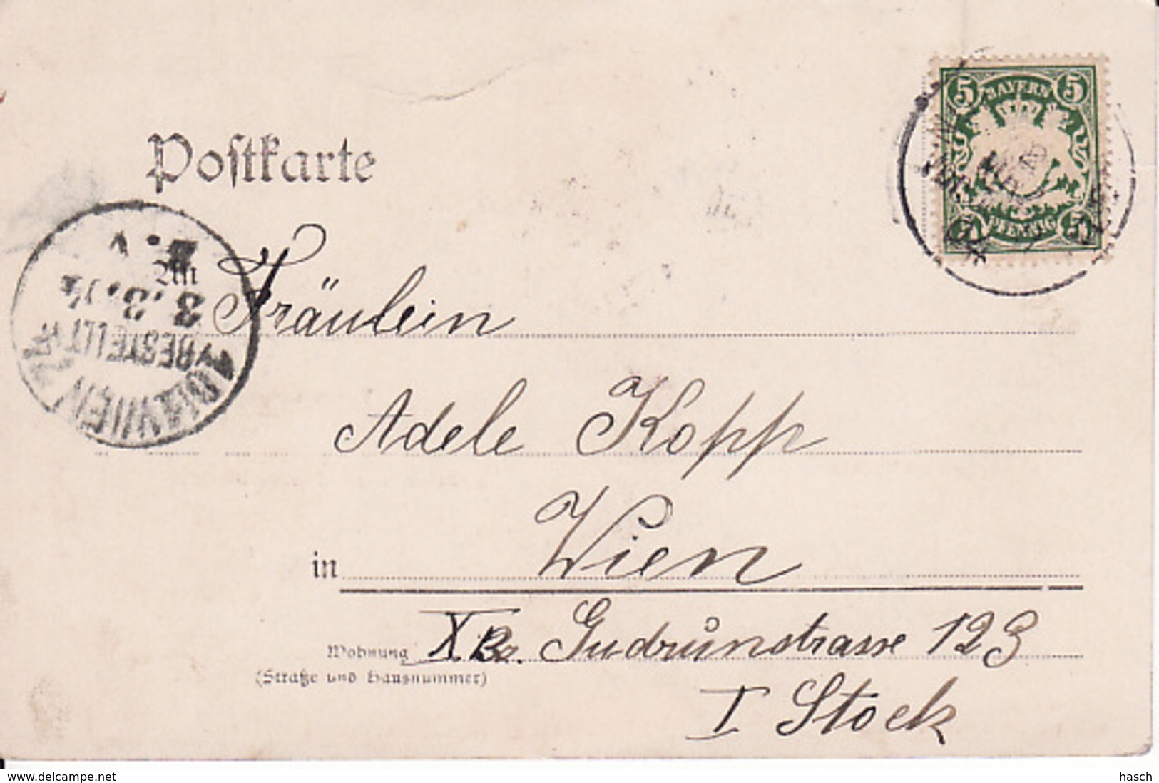 2638167Gruss Aus Nürnberg, 1904 (Shie Rückseite) - Nuernberg