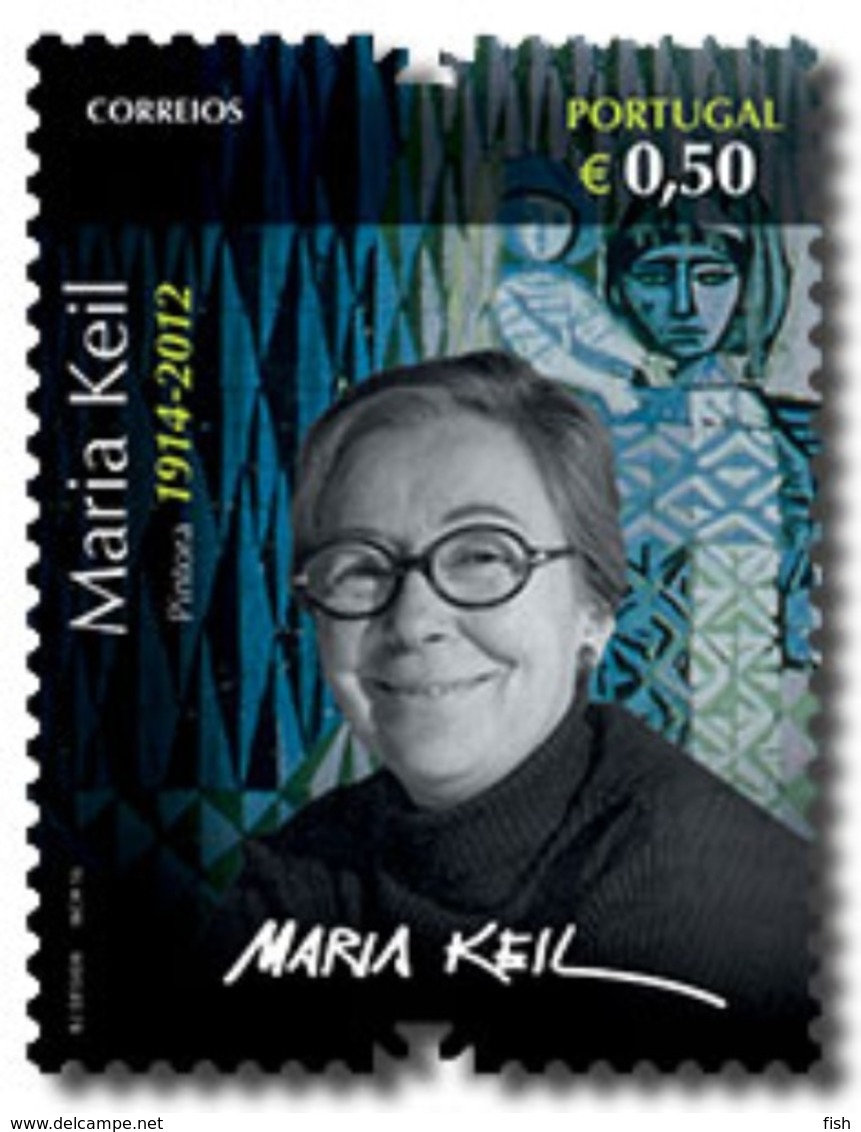 Portugal  ** & Values Of Portuguese History And Culture, Maria Kell, Painter 2014 (6546) - Nuovi
