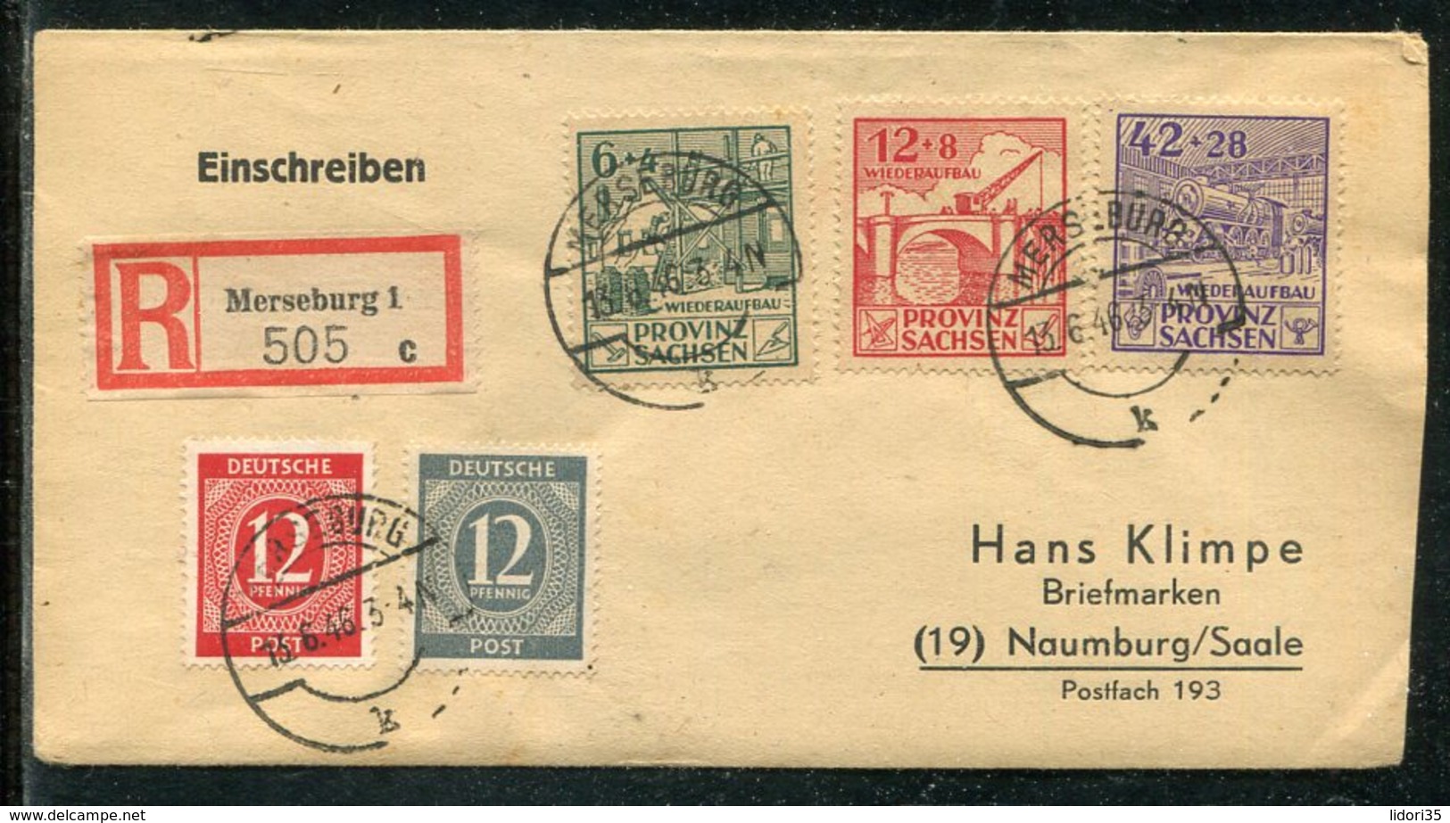 SBZ / 1942 / Reco-Brief Ex Merseburg, Int. MiF (13432) - Other & Unclassified