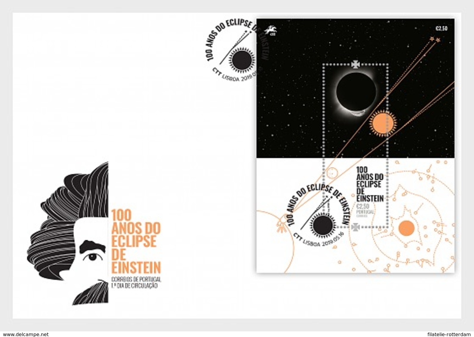 Portugal - Postfris / MNH - FDC Sheet 100 Jaar Einsteins Eclipse 2019 - Ongebruikt