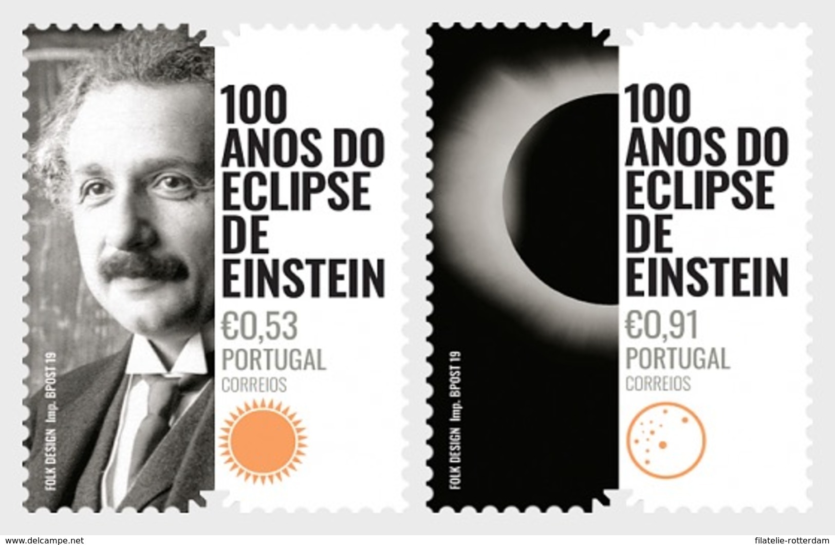 Portugal - Postfris / MNH - Complete Set 100 Jaar Einsteins Eclipse 2019 - Ongebruikt