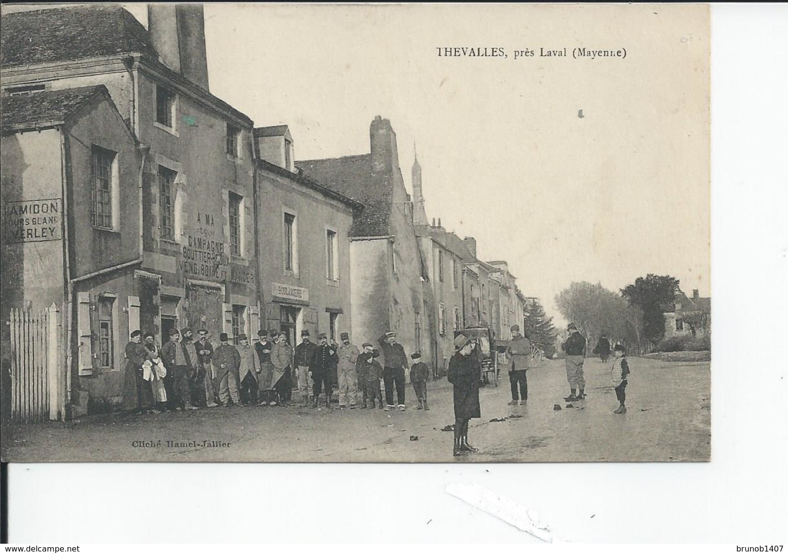 THEVALLES   Boulangerie 1915 - Autres & Non Classés