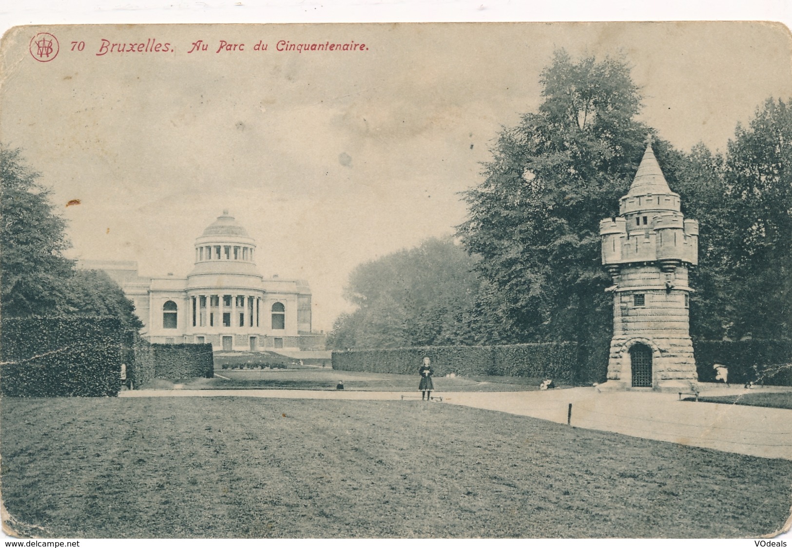 CPA - Belgique - Brussels - Bruxelles - Etterbeek - Au Parc Du Cinquantenaire - Etterbeek