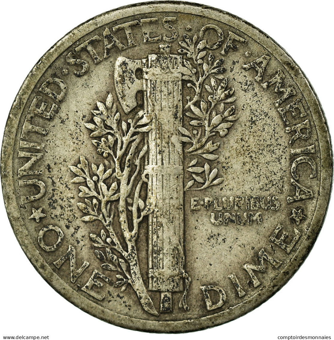 Monnaie, États-Unis, Mercury Dime, Dime, 1942, U.S. Mint, Philadelphie, B+ - 1916-1945: Mercury (Mercure)