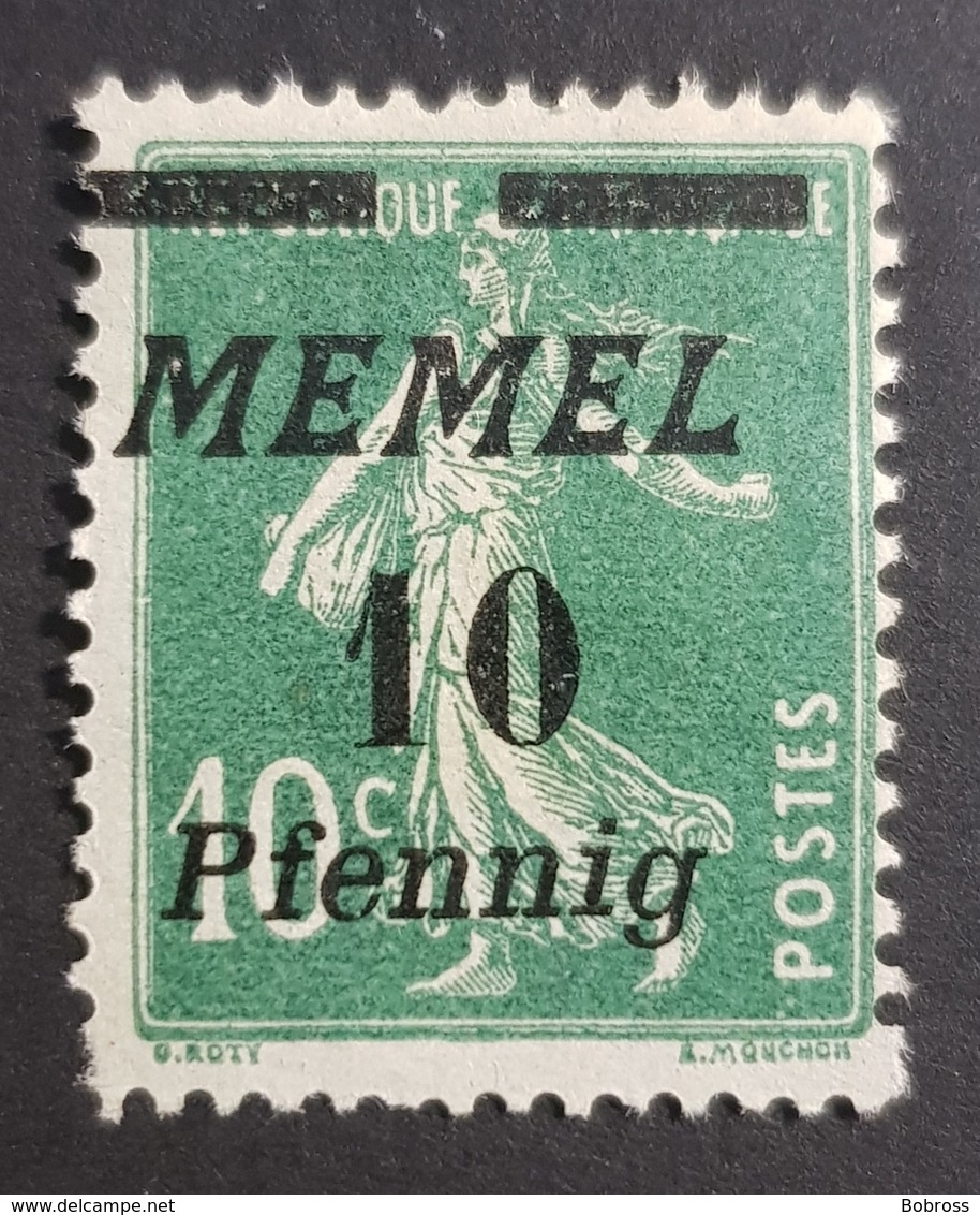 1922 French Postage Stamps Overprinted "Memel", Klaipeda, Allemagne, Germany,  *,**, Or Used - Klaipeda 1923