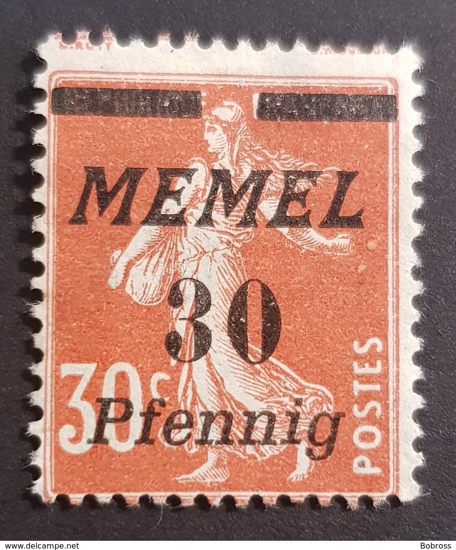 1922 French Postage Stamps Overprinted "Memel", Klaipeda, Allemagne, Germany,  *,**, Or Used - Klaipeda 1923