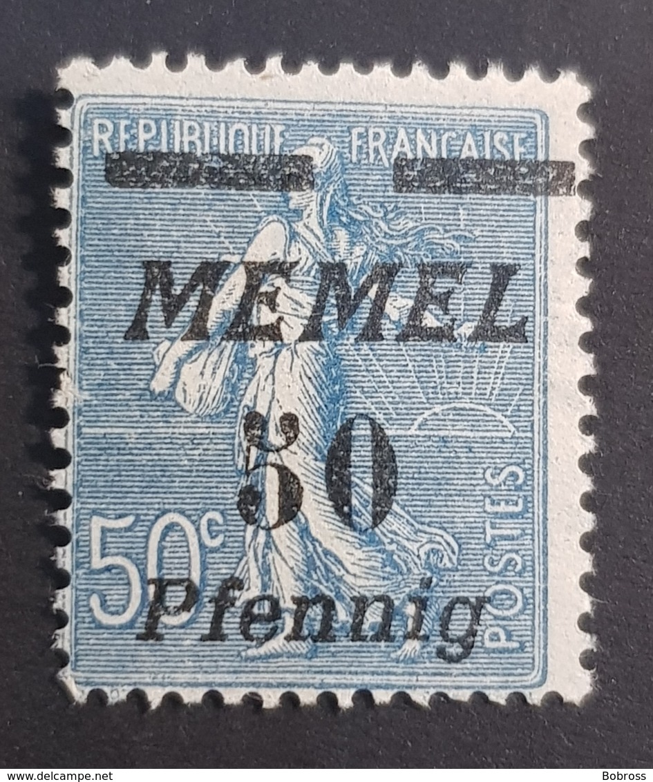 1922 French Postage Stamps Overprinted "Memel", Klaipeda, Allemagne, Germany,  *,**, Or Used - Klaipeda 1923