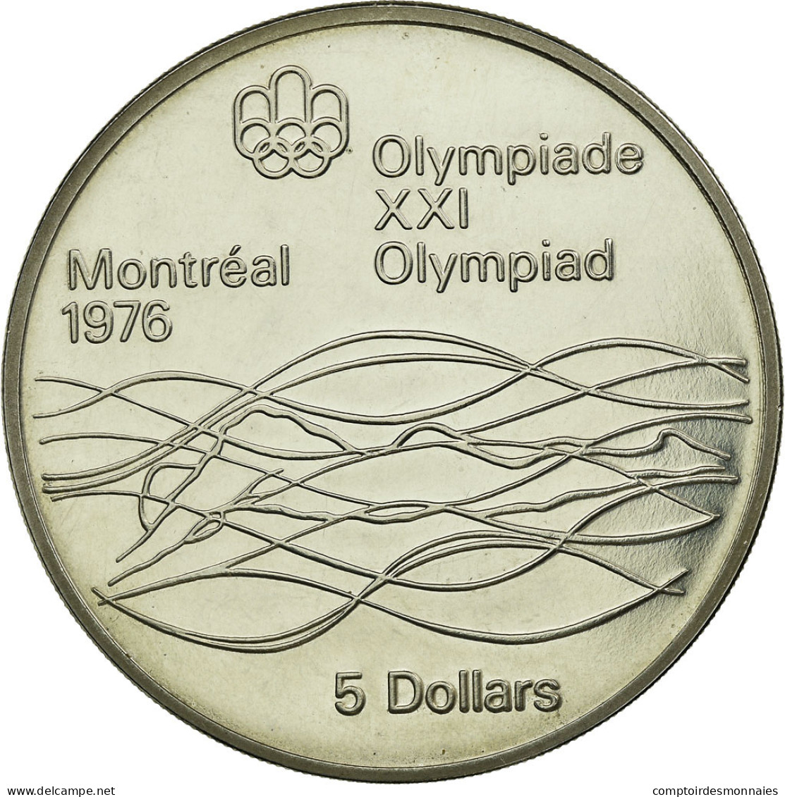 Monnaie, Canada, Elizabeth II, 5 Dollars, 1975, Royal Canadian Mint, Ottawa - Canada