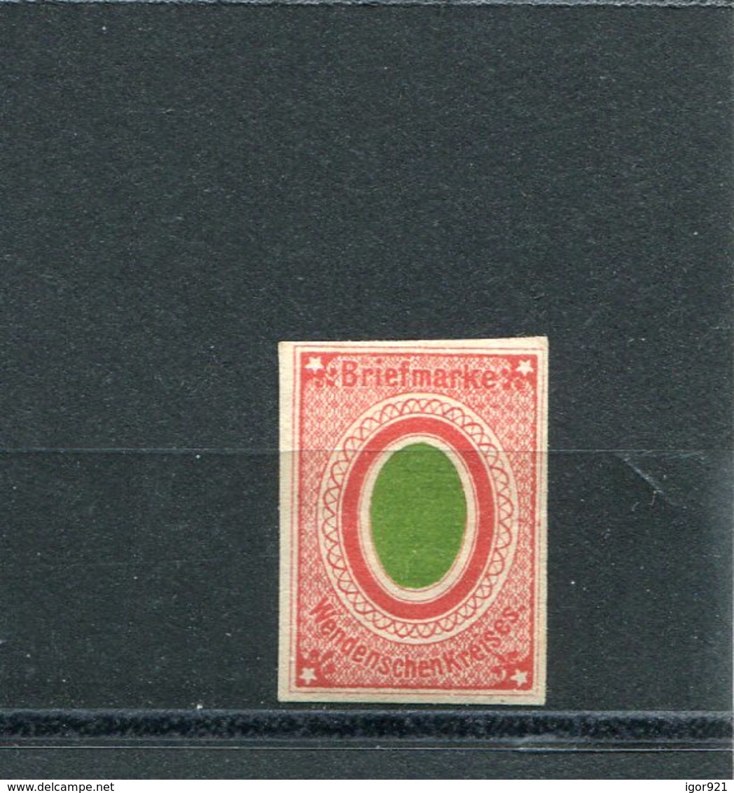 WENDEN(LIVONIA),YR 1863-71,SC L6,MH *,GENUINE - Neufs