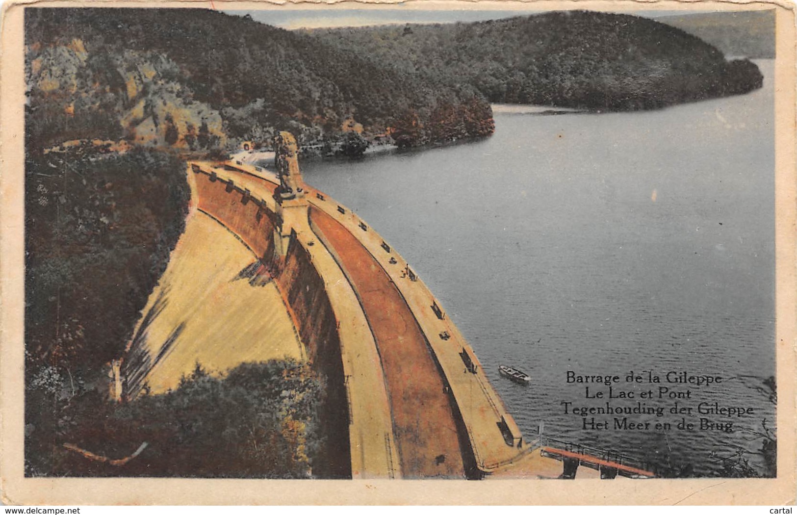 Barrage De La Gileppe - Le Lac Et Pont - Gileppe (Barrage)