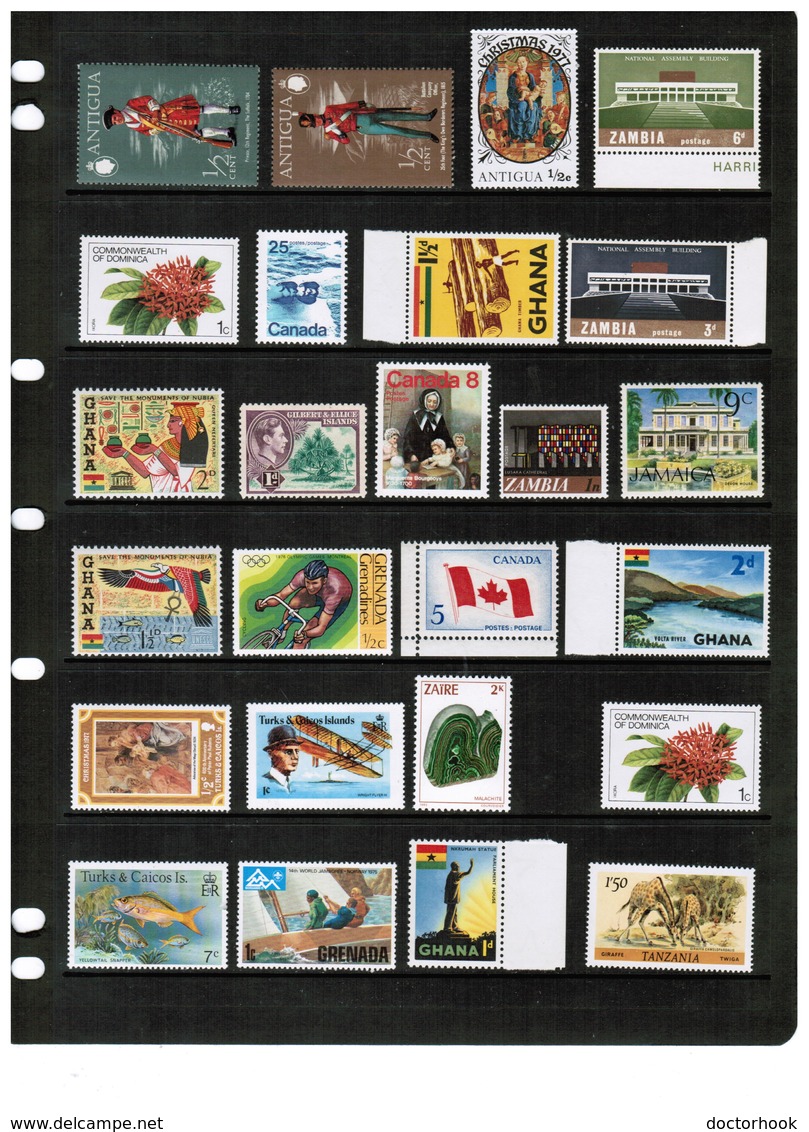 BRITISH COMMONWEALTH---Collection Of MINT NEVER HINGED DL-710 - Collections (without Album)