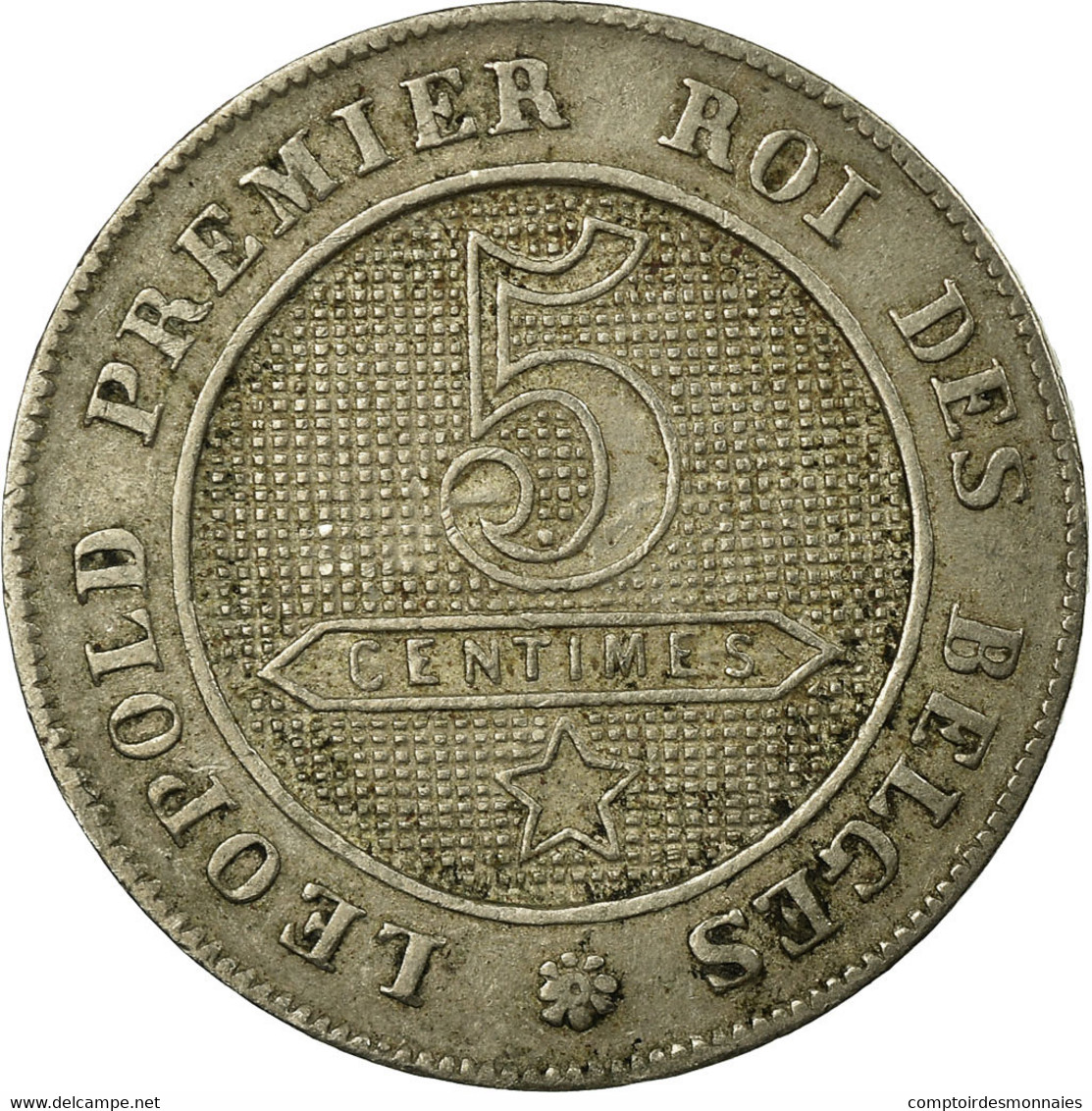 Monnaie, Belgique, Leopold I, 5 Centimes, 1862, TB+, Copper-nickel, KM:21 - 5 Centimes