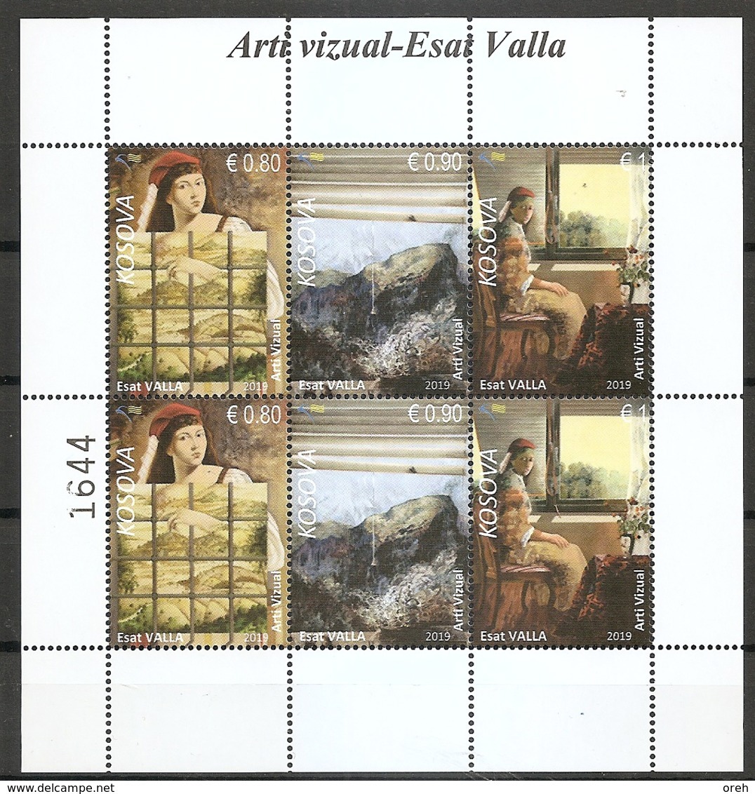 KOSOVO 2019,VISUAL ART,ESAT  VALLA,PAINTING,PICTURE,MNH - Kosovo