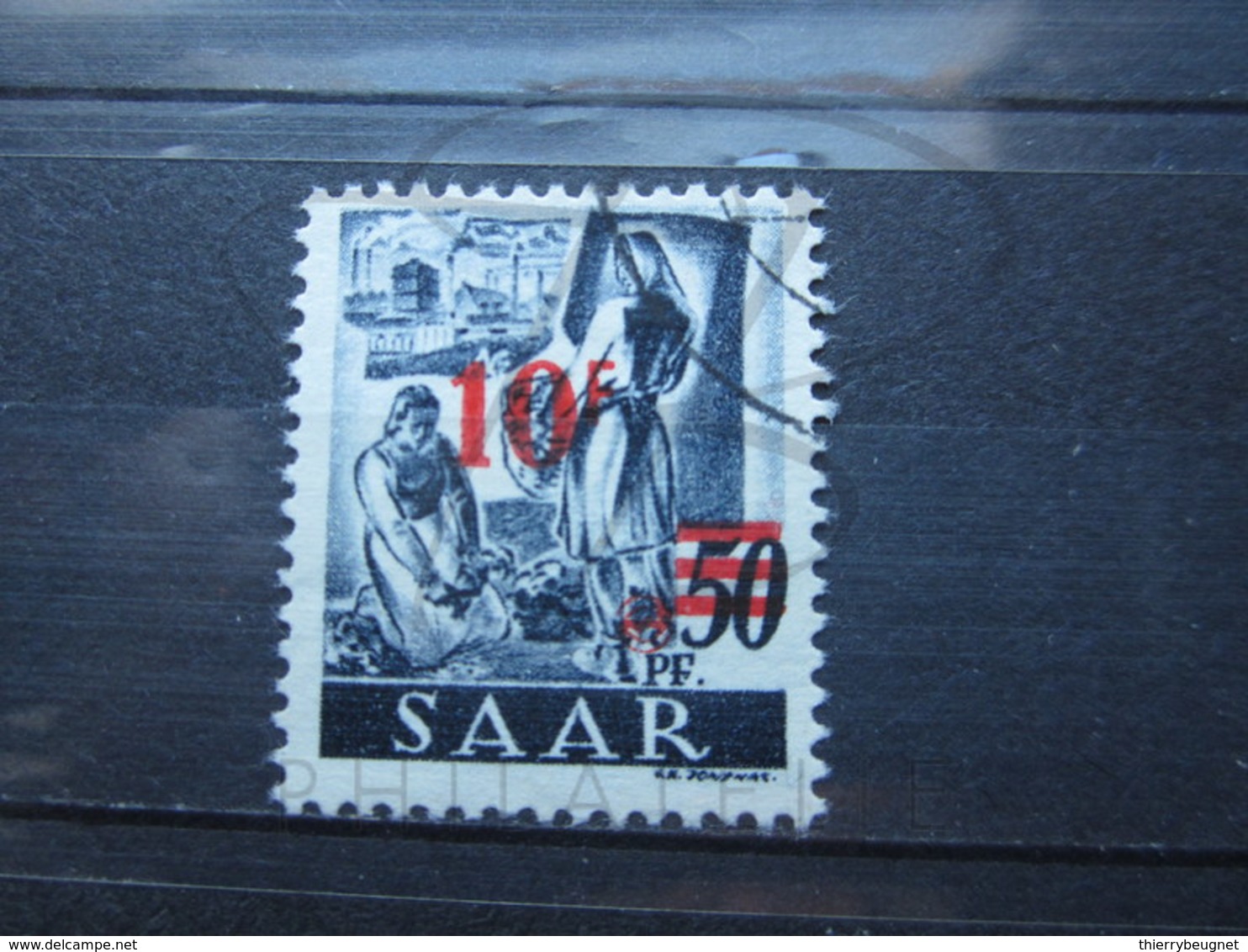 VEND BEAU TIMBRE DE SARRE N° 225 !!! - Usati