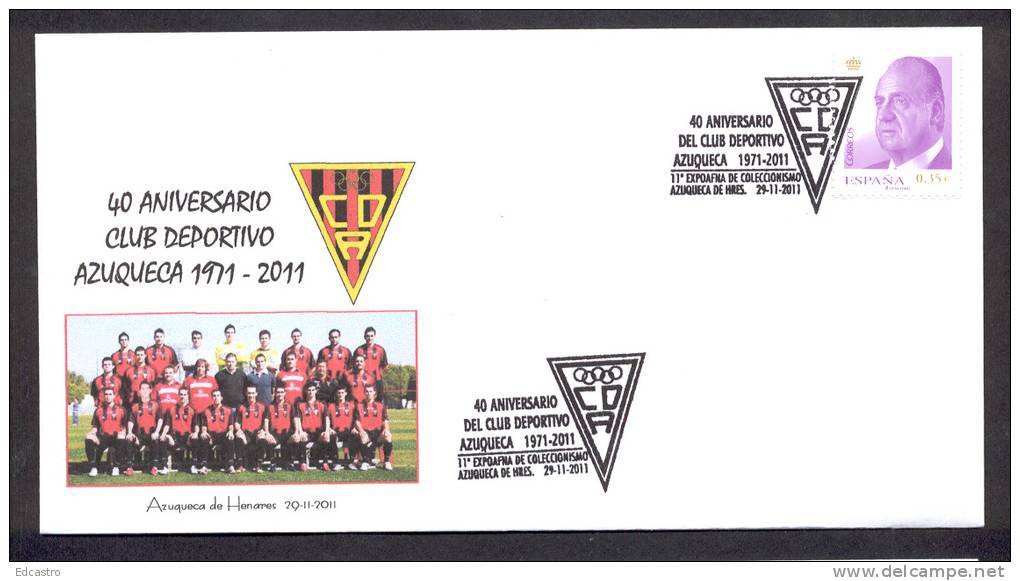 SPAIN ESPAGNE 2011. 40 ANNIVERSARY OF FOOTBALL TEAM CLUB DEPORTIVO AZUQUECA.  AZUQUECA DE HENARES. GUADALAJARA - Clubs Mythiques