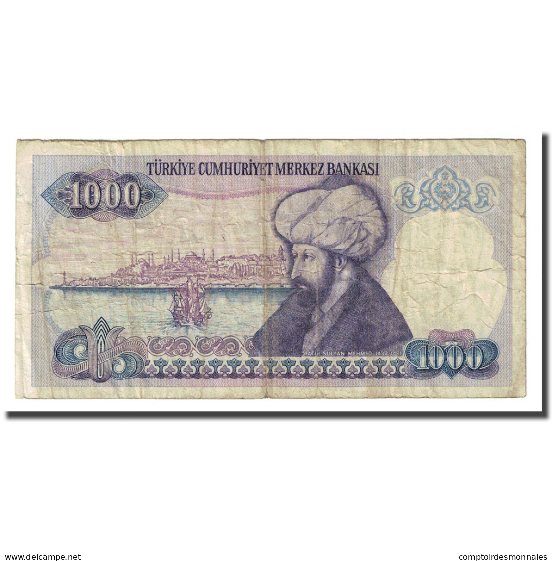 Billet, Turquie, 1000 Lira, L.1970, KM:196, B+ - Turquie