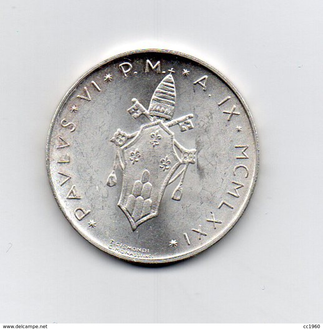 Vaticano - 1971 - 500 Lire Paolo VI° - Anno IX° - Argento 835 - (Vedi Foto) - (MW2385) - Vaticano