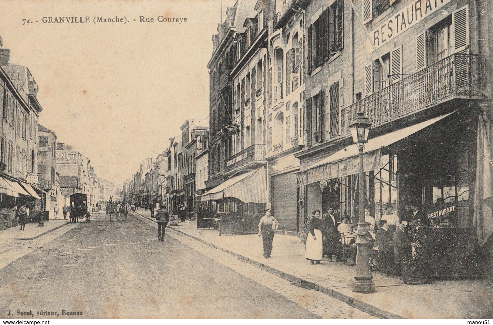 GRANVILLE  Rue Couraye - Granville