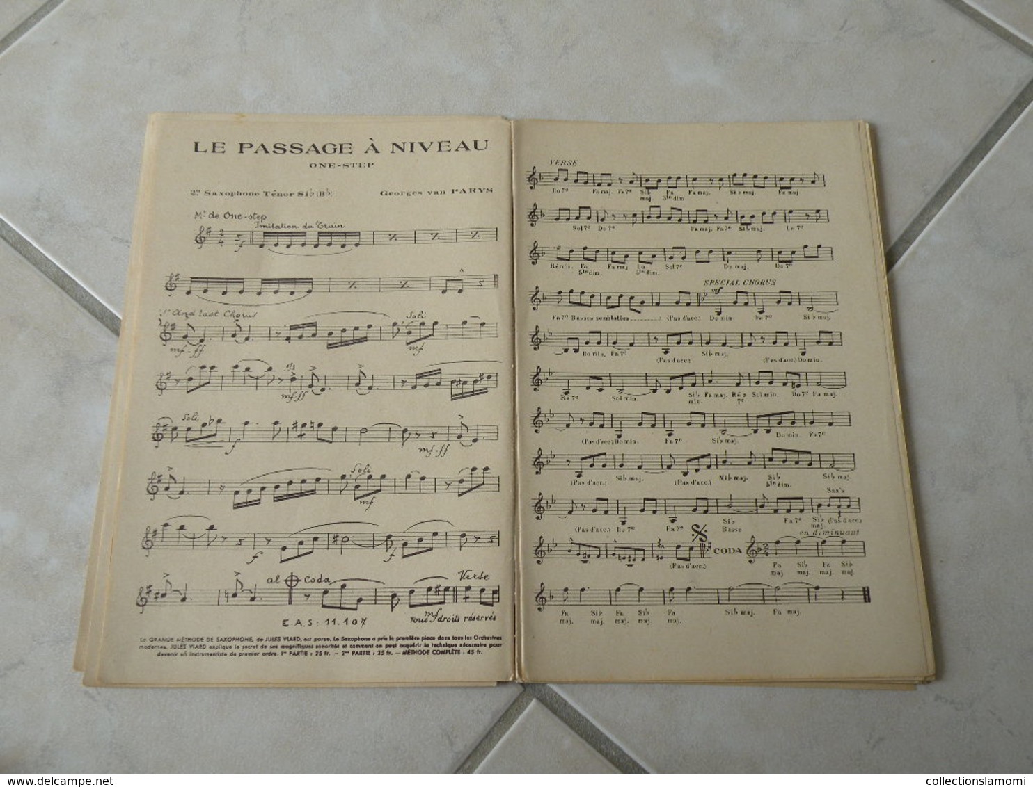 le passage à niveau du fim Prends la route(Paroles J. Boyer)(Musique G. Van Parys)Partition pour orchestre 1937