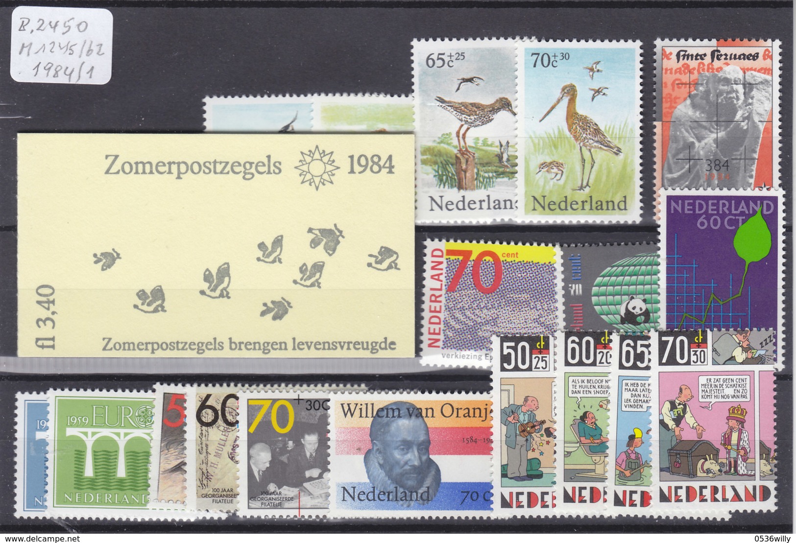 NL-Niederlande Ausgaben 1984 Komplett (B.2450) - Full Years