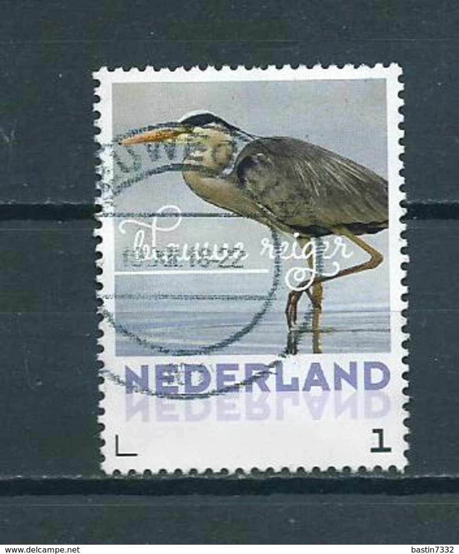 Netherlands Birds,oiseaux,vögel,blauwe Reiger Used/gebruikt/oblitere - Used Stamps