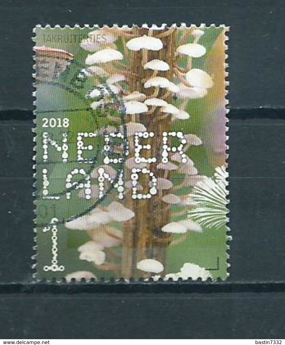 2018 Netherlands Pilze,mushroom,takruitertjes Used/gebruikt/oblitere - Used Stamps