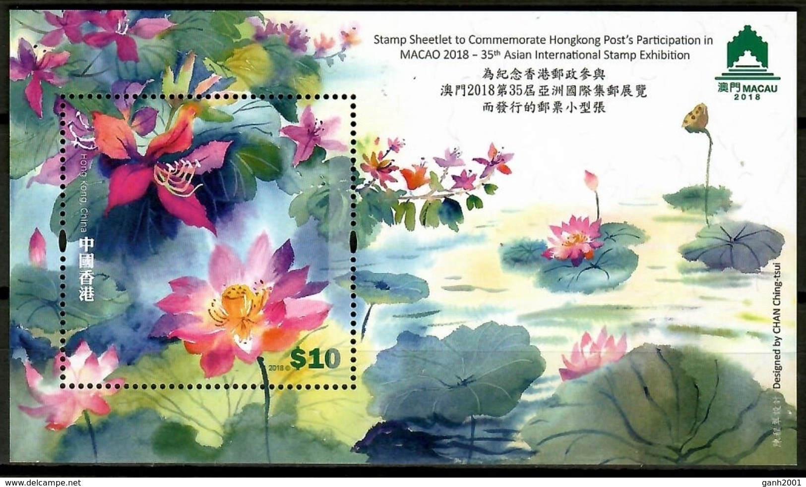 Hong Kong 2018 / Flowers Bees MNH Blumen Flores Abejas Fleurs / Cu12409  41-44 - Otros & Sin Clasificación