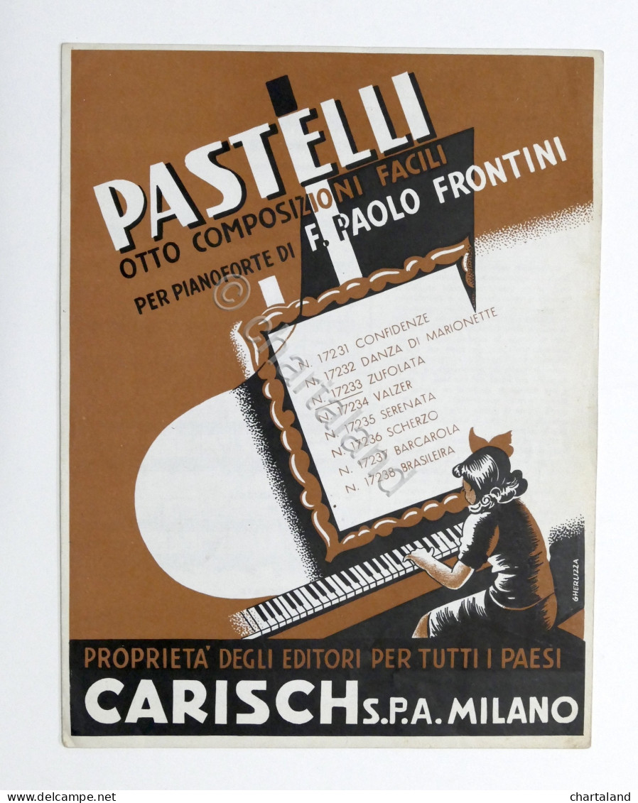 Musica Spartito - Pastelli Composizioni Per Pianoforte N. 17233 Zufolata - 1934 - Non Classificati