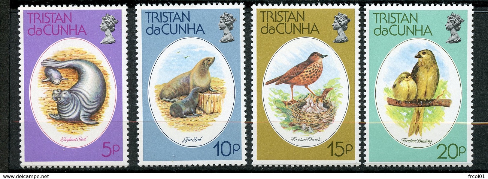 Tristan Da Cunha, Yvert 252/255, Scott 251/254, MNH - Tristan Da Cunha