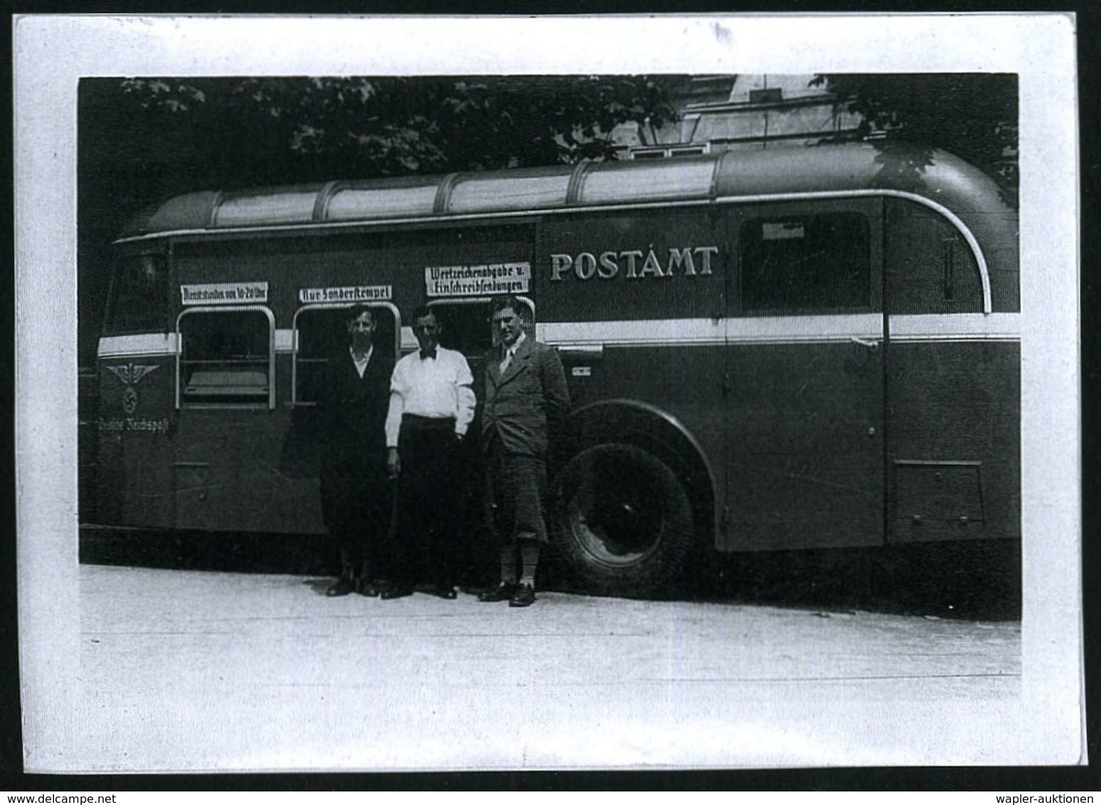 FRANKFURT/ *(MAIN)9/ R 1936 (12.10.) 1K-Steg + 1K-HdN: DAS ALTE/FÜHRERKORPS/DER/NSDAP/TREFFEN HESSEN-NASSAU = Mobiles P. - Autos