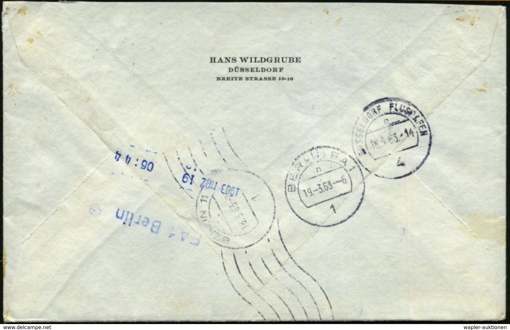 (22a) DÜSSELDORF 6/ Lieber/ Mit Scheck/ Zahlen!/ DRESDNER BANK/ AG.. 1963 (18.3.) AFS 0105 Pf. + 1K: 4 Düsseldorf 1 (neu - Non Classés