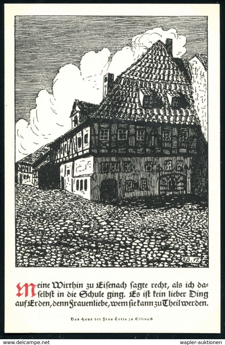 DEUTSCHES REICH 1917 12 verschiedene s/w.-Künstler-Ak.: Aus dem Leben Martin Luthers zum 400. Jubiläum der Reformation (